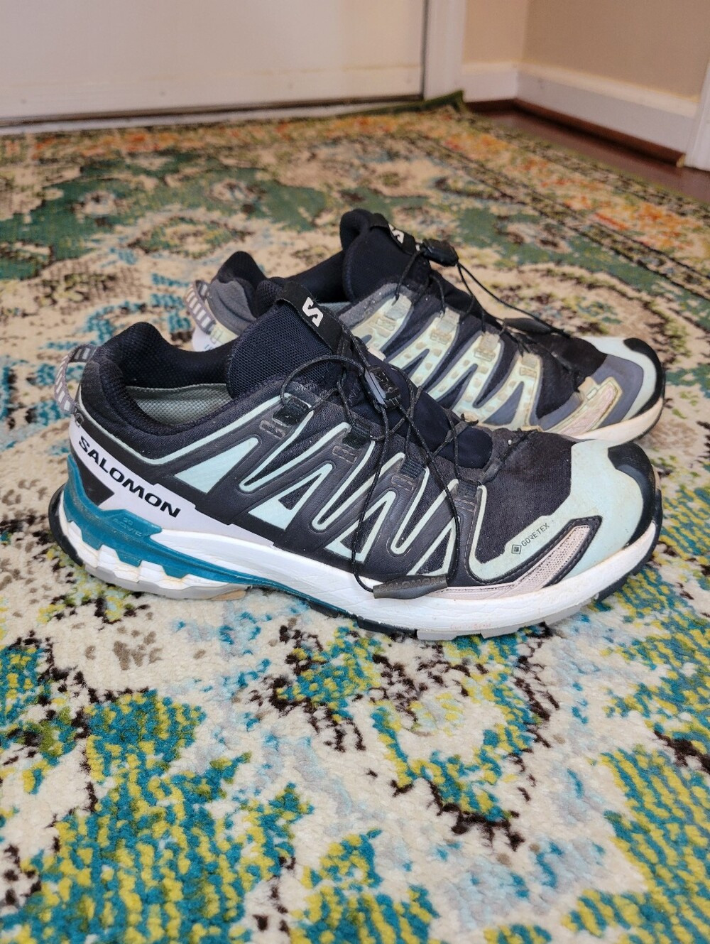 Salomon XA Pro 3D V9 GORE-TEX trail Running Shoes, Size Womens 8.5